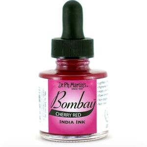🔥5 FOR $25🔥 Dr. Ph. Martin's Bombay India Ink, Cherry Red